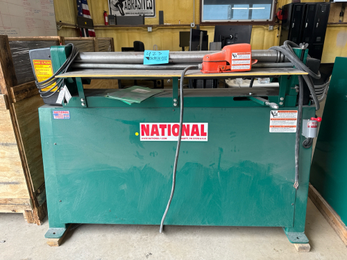 NATIONAL POWERED SLIP ROLL MODEL: NR4816 , SN: 624-1021, 4&rsquo; x 16 GUAGE