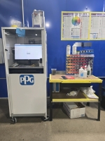 Paint Cabinet Conputer Workstation