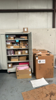 LOT OF ASSTD HP TONER WITH CABINET