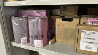 LOT OF ASSTD HP TONER WITH CABINET - 7