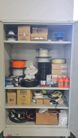 Tennsco Caninet and 3D Printing Supplies Contents
