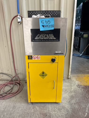 UNI - RAM CASCADE AUTOMATIC SPRAY GUN CLEANING MACHINE MODEL: UG2000