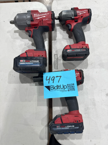 LOT OF (3) ASSTD IMPACT WRENCHES