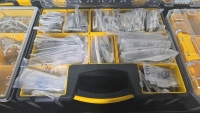 (7) DeWalt Parts Bins w/ Misc. Electrical Hardware Parts - 3