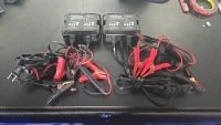 (2) NOCO Genius 2x2 2 Bank 4A OnBoard Battery Chargers