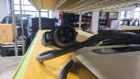 Wall Mounted EV Charging Station w/ Port and Plug - 4
