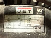JET 20&rdquo; DISC GRINDER MODEL: J-4421-4 , 3HP MOTOR - 6