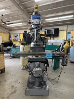 2020 SHARP 50&rdquo; VARIABLE SPEED VERTICAL KNEE MILL MODEL: LMV-50, SN: 90434593 WITH FAGOR SCREEN MODEL: 30I-M