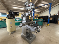 2020 SHARP 50&rdquo; VARIABLE SPEED VERTICAL KNEE MILL MODEL: LMV-50, SN: 90434593 WITH FAGOR SCREEN MODEL: 30I-M - 2