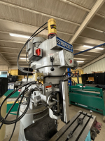 2020 SHARP 50&rdquo; VARIABLE SPEED VERTICAL KNEE MILL MODEL: LMV-50, SN: 90434593 WITH FAGOR SCREEN MODEL: 30I-M - 3