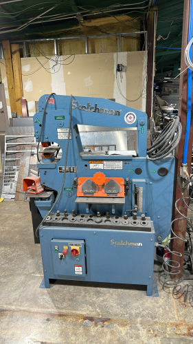 SCOTCHMAN IRONWORKER PUNCH MAN MODEL: 50514EC, SN: 4266EC0618 BLADE LENGTH 14&rdquo;