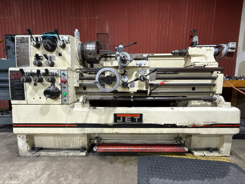 JET GEARED HEAD ENGINE LATHE MODEL: GH-1640R, SN: 9802020<br/>8.5&rdquo; SWING OVER BED<br/>DISTANCE BETWEEN CENTER 32&rdquo; <br/>APPROX: 84&rdquo; x 38&rdquo;