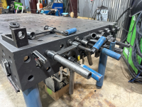 BAILEIGH INDUSTRIAL STEEL WELDING TABLE APPROX:78&rdquo; x 39&rdquo; x 33&rdquo; - 2