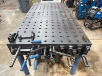 BAILEIGH INDUSTRIAL STEEL WELDING TABLE APPROX:78&rdquo; x 39&rdquo; x 33&rdquo; - 3