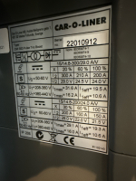 CAR-O-LINER CMI 300 PULSE TRIO BOOST WELDER WITH (3) MIGATRONIC TORCHES & WELDING CART - 7