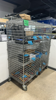 Wire Cage Cart W/ Casters 60in X 2&rsquo; X 69&rdquo; - 2