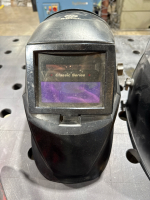 LOT OF (4) ASSTS WELDING HELMETS: MILLER QTOSZ87W3/8-13, MILLER DIGITAL ELITE OTOSZ87W3/8-13, MILLER CLASSICAL SERIES & KLUTCH: #48750/48751 & (1) WELDING GOGGLES MODEL:LY-100R - 5