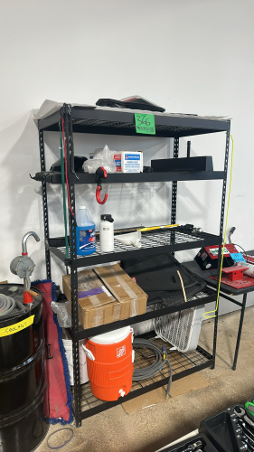 (2) Metal Shelving