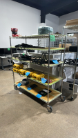 (3) Wire Racks W/ Casters - 2