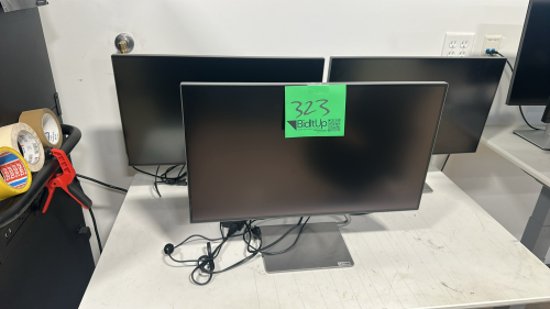 (3) Lenovo 27&rdquo; Monitor Model: Q27H-10 (1 Missing Power Supply