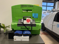 Honeywell Pure Flow #1000 Eyewash Station + Misc. First Aid Equipment