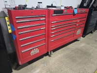 MAC Tools #M6627P-RD 26" 2-Bay Toolbox w/ #MSB27-RD Extension, Power, + Contents - 3