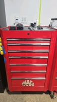 MAC Tools #M6627P-RD 26" 2-Bay Toolbox w/ #MSB27-RD Extension, Power, + Contents - 4