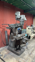 BRIDGEPORT VERTICAL MILLING MACHINE NO:352857 VARIABLE SPINDLE SPEED:60-4200RPM WITH NEWALL DP700 SCREEN - 2