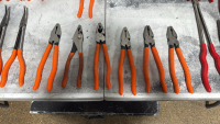 Table of Assorted Matco Pliers and Misc. - 5