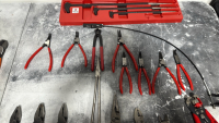 Table of Assorted Matco Pliers and Misc. - 7