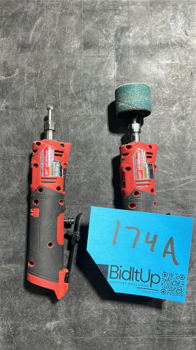 (2) Milwaukee 2&rdquo; Die Grinder Cat.No 2486-20 No Battery