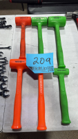 (6) Assorted Matco Rubber Mallets