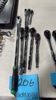 Assorted Matco and Snap-On Ratchets