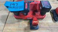 Milwaukee M12 Four Bay Sequential Charger W/ 4 Battery Packs - 3