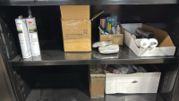 ULine Cabinet and Assorted Contents - 6