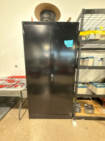 Tennsco Cabinet and Assorted Contents