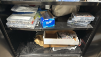 Tennsco Cabinet and Assorted Contents - 6