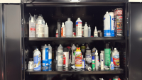 ULine Cabinet and Assorted Contents - 4