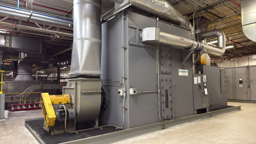 2003 MUNTERS IZS-3546-CT VOC ABATEMENT SYSTEM ON SKID VOLTS: 460, PH: 3, HZ: 60, FLA: 93.8, BRMA: 4, DATE: 2/2003, SERIAL NUMBER: 3546-011, 35'ft LONG x 149"W, (LOCATION: PLANT 3, 29883 BECK RD, Wixom, MI 48393)