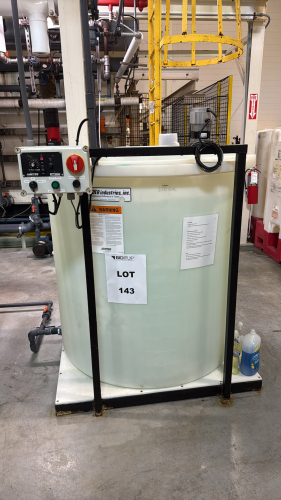 Sii SNYDER INDUSTRIAL 350 GAL TANK WITH AMETEK PITTMAN CONTROL, MIXER, AND ARO DIAPHRAGM PUMP (LOCATION: PLANT 5, 48668 Alpha Dr, Wixom, MI 48393)