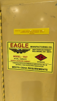 EAGLE SAFETY STORAGE CABINET 45 GAL. MODEL-1947 43&rdquo; X 18&rdquo; X 65&rdquo; - 2