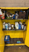 JUSTRITE FLAMMABLE LIQUID STORAGE CABINET 45 GAL 43&rdquo; X 18&rdquo; X 65&rdquo; W/ CONTENT - 3