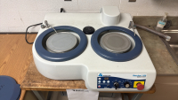 BUEGLER GRINDER POLISHER METASERV 250 MODEL: 49-10057 W/ BUEHLER ABRASIVE PAPER AND TABLE - 2