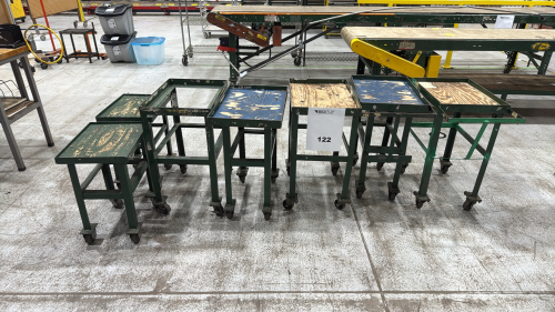 (7) ASSORTED METAL CARTS