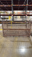 (3) WIRE BASKETS 84&rdquo; X 52&rdquo; X 48&rdquo; - 4