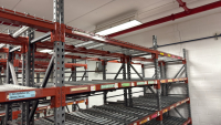 (5) SECTION OF PALLET RACKING 96&rdquo; (60) BEAMS AND RACK CONVEYOR 12&rdquo; X 45&rdquo; - 5