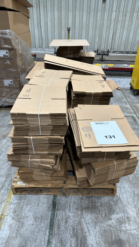 PALLETS OF ASSORTED BOXES W/ ORGANIZER