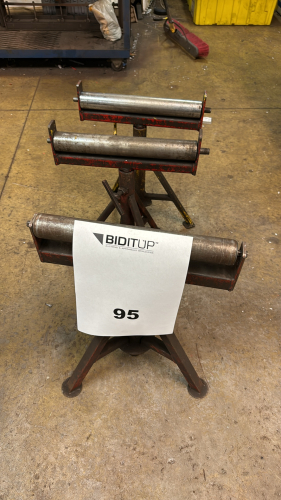 (3) ROLLER STANDS