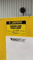 JUSTRITE FLAMMABLE LIQUID STORAGE CABINET 45 GAL 43&rdquo; X 18&rdquo; X 65&rdquo; - 2