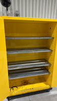 JUSTRITE FLAMMABLE LIQUID STORAGE CABINET 45 GAL 43&rdquo; X 18&rdquo; X 65&rdquo; - 3